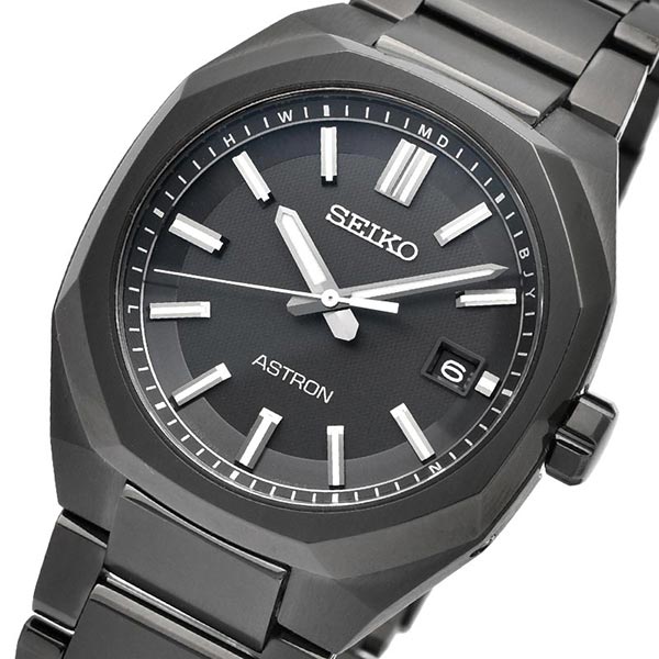 SEIKO QUART エクセリーヌ8角形の時計 替えベルト(黒)付き