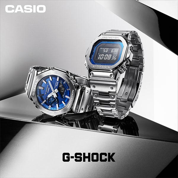 カシオ Ｇショック G-SHOCK NAVY FACE「双璧」 GMW-B5000D-2JF メンズ