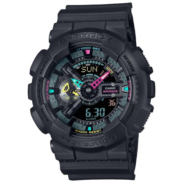 カシオ Ｇショック G-SHOCK Mulit Fluorescent Accents GA-110MF-1AJF メンズ