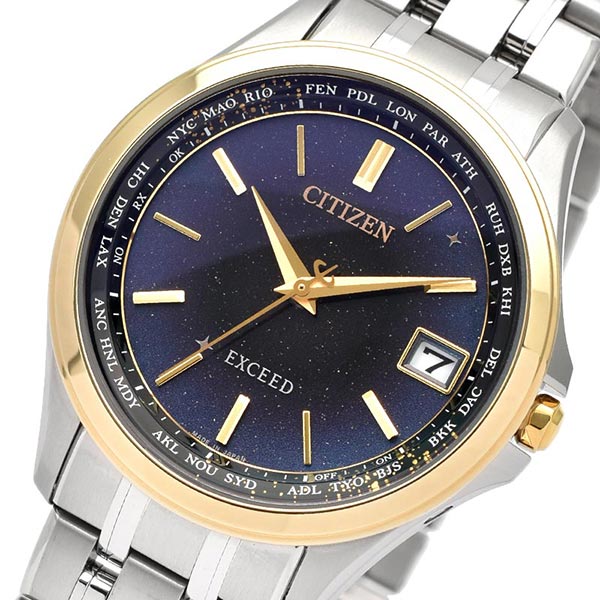 シチズン エクシード EXCEED 七夕モチーフ「天の川」 限定ペアモデル 第3弾 限定400本 CB1087-61L メンズ