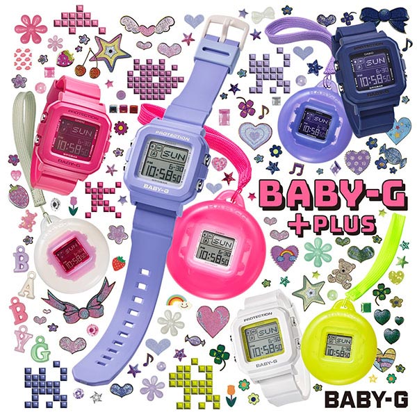 カシオ ベビーＧ BABY-G BABY-G＋PLUS(ベイビージープラス) BGD-10K-2JR レディース