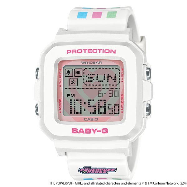 カシオ ベビーＧ BABY-G BABY-G+PLUS The Powerpuff Girlsコラボレーションモデル BGD-10KPP-7JR レディース