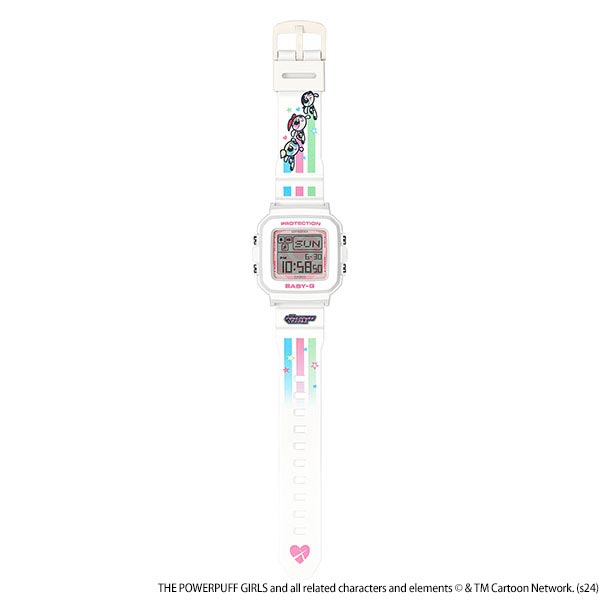 カシオ ベビーＧ BABY-G BABY-G+PLUS The Powerpuff Girlsコラボレーションモデル BGD-10KPP-7JR レディース