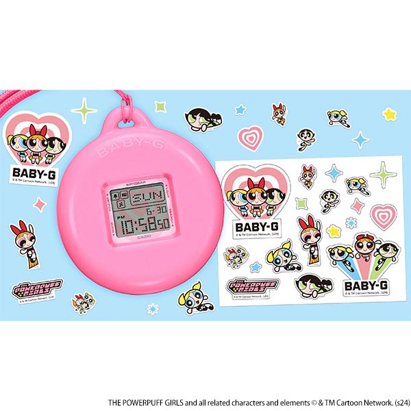 カシオ ベビーＧ BABY-G BABY-G+PLUS The Powerpuff Girlsコラボレーションモデル BGD-10KPP-7JR レディース