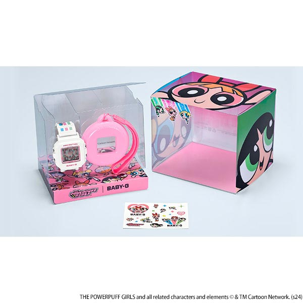 カシオ ベビーＧ BABY-G BABY-G+PLUS The Powerpuff Girlsコラボレーションモデル BGD-10KPP-7JR レディース