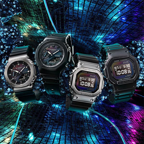 カシオ Gショック G-SHOCK Rainbow Brick Wall GM-5600RW-1JF