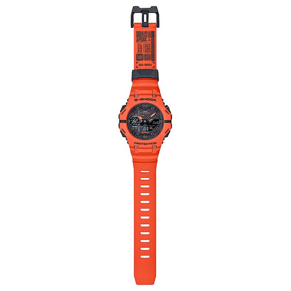 カシオ Ｇショック G-SHOCK Functional Logo Bluetooth アナロアグ デジタル ブラック オレンジ GA-B001FL-4AJF メンズ