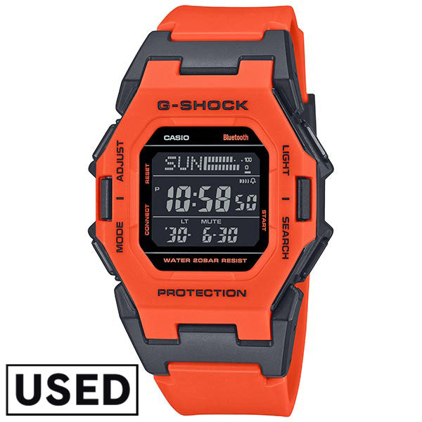 カシオ Ｇショック G-SHOCK Functional Logo Bluetooth デジタル ブラック オレンジ GD-B500FL-4JF メンズ