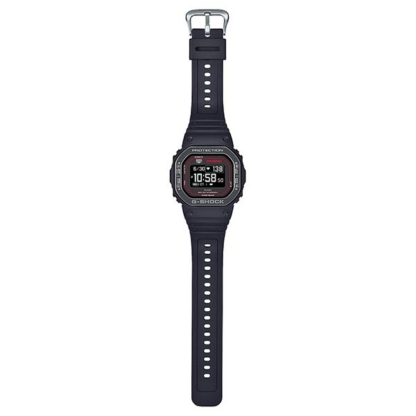 カシオ Ｇショック G-SHOCK G-SQUAD DWH5600 ブラック レッド DW-H5600MB-1A4JR メンズ