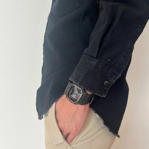 カシオ Ｇショック G-SHOCK G-SQUAD DWH5600 ブラック レッド DW-H5600MB-1A4JR メンズ