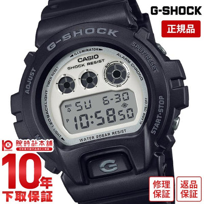 カシオ Ｇショック G-SHOCK BLACK AND BRILLIANT WHITE 三つ目 カジュアル DW-6900WD-1JF メンズ