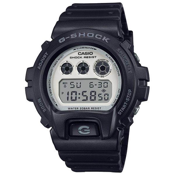 カシオ Ｇショック G-SHOCK BLACK AND BRILLIANT WHITE 三つ目 カジュアル DW-6900WD-1JF メンズ