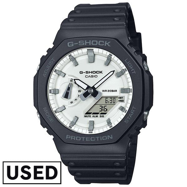 カシオ Ｇショック G-SHOCK BLACK AND BRILLIANT WHITE カジュアル GA-2100WD-1AJF メンズ