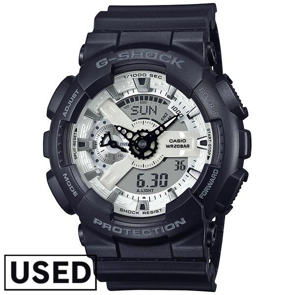 カシオ Ｇショック G-SHOCK BLACK AND BRILLIANT WHITE カジュアル GA-110WD-1AJF メンズ