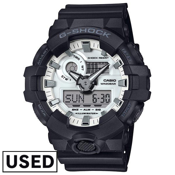 カシオ Ｇショック G-SHOCK BLACK AND BRILLIANT WHITE カジュアル GA-700WD-1AJF メンズ