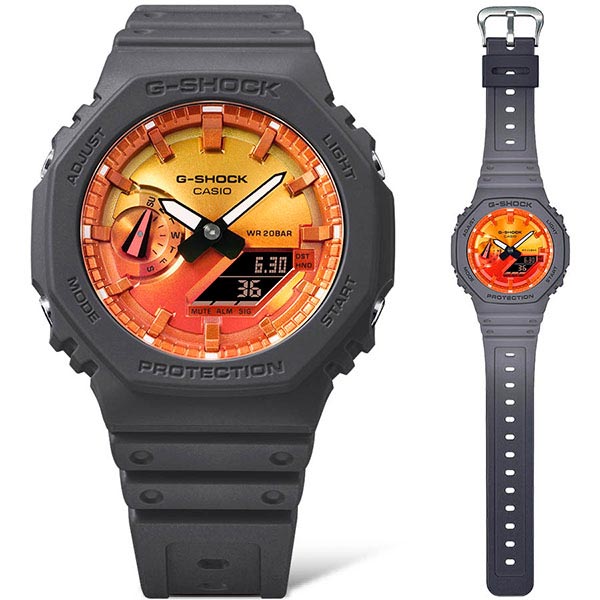 カシオ Ｇショック G-SHOCK THE FLAME INSIDE GA-2100FL-8AJF メンズ