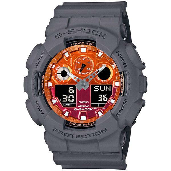 カシオ Ｇショック G-SHOCK THE FLAME INSIDE GA-100FL-8AJF メンズ