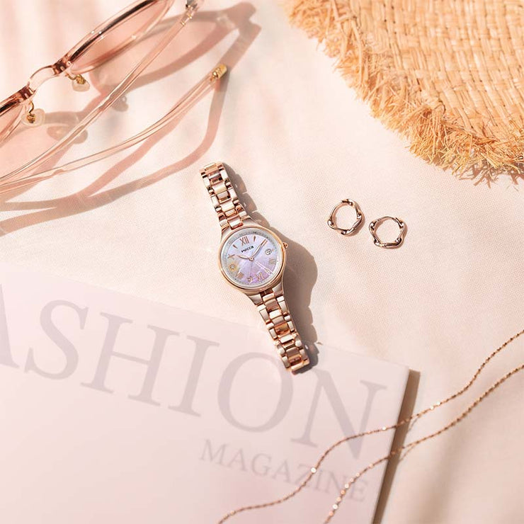 シチズン ウィッカ wicca ソーラーテック電波時計 夏限定モデル 限定600本 KS1-864-93 レディース