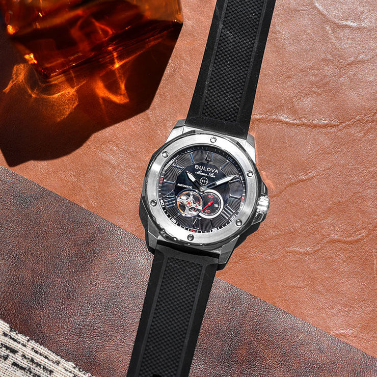 ブローバ マリンスター BULOVA Marine Star 150周年記念 日本限定モデル 98A332 メンズ メカニカル オートマチック シェル