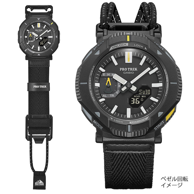 カシオ PRO TREK Hiker Line PRJ-B001B-1JF 男性 プロトレック ハイカー ソーラー モバイルリンク ロングトレイル ハイキング
