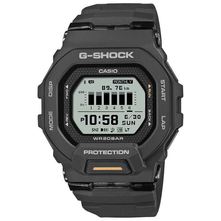 カシオ G-SHOCK G-SQUAD Gショック GBD-200-1A1JF 男性 ジースクワッド モバイルリンク ブルートゥース ランニング マラソン