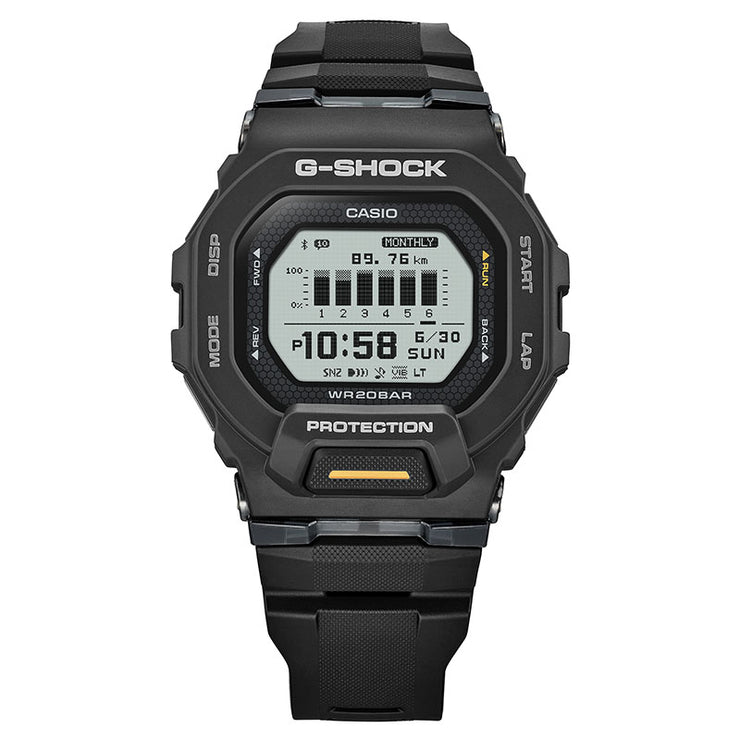 カシオ G-SHOCK G-SQUAD Gショック GBD-200-1A1JF 男性 ジースクワッド モバイルリンク ブルートゥース ランニング マラソン