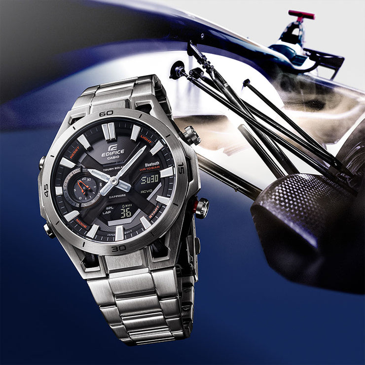 カシオ エディフィス EDIFICE SOSPENSIONEECB-2300YD-1AJF 男性 ソスペンシオーネ ソーラー モバイルリンク