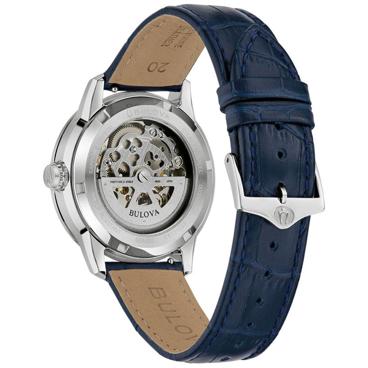 ブローバ BULOVA クラシック CLASSIC 96A330  メンズ メカニカル オートマチック スケルトン