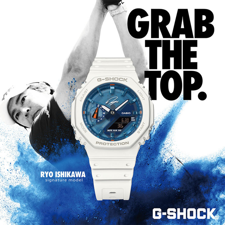 カシオ G-SHOCK Gショック G RYO ISHIKAWA SIGNATURE MODEL 第5弾 GA-2100RI25-7AJR ユニセックス 石川遼選手