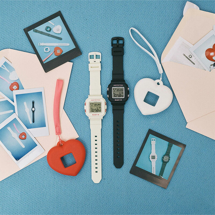 カシオ ベビーG BABY-G  BABY-G+ PLUS BGD-10KH-1JR 女性 CACIO ベビーGプラス チャーム ホルダー ハート