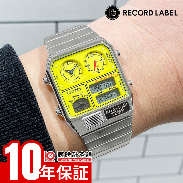 シチズン レコードレーベル CITIZEN RECORD LABEL PLAYGROUND Edition 特定店限定モデル 限定500本 JG2170-59Y メンズ ANA-DIGI TEMP