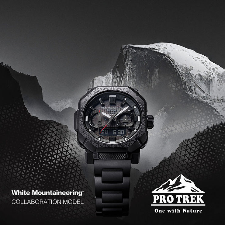 カシオ プロトレック CASIO PRO TREK Climber Line White Mountaineering&reg;コラボレーションモデル PRW-B1000WM-1JR 男性 クライマーライン ホワイトマウンテニアリング タフソーラー
