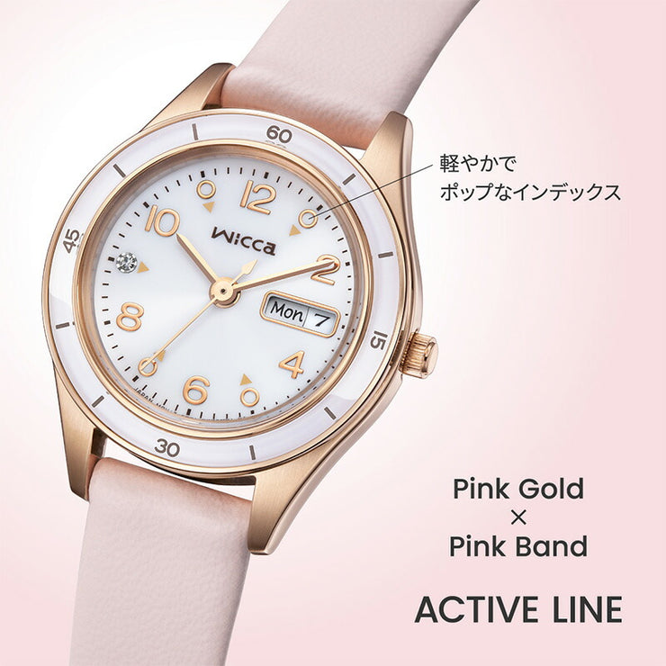 シチズン ウィッカ wicca ACTIVE LINE KH3-762-10 レディース アクティブライン スポーティ ソーラー