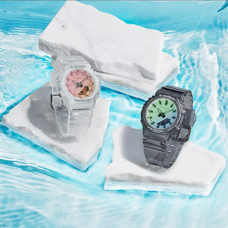 カシオ Gショック G-SHOCK GMA-P2100SR-1AJF ユニセックス 偏光ガラス スケルトン メンズ レディース