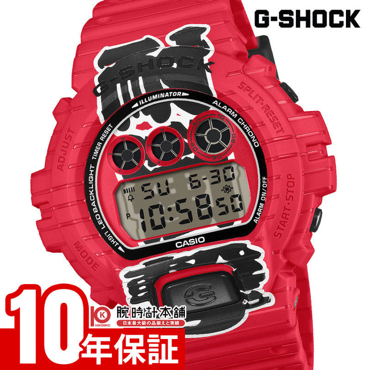 カシオ Gショック G-SHOCK DW-6900AKA-4JR 男性 ちょうちん 日本文化