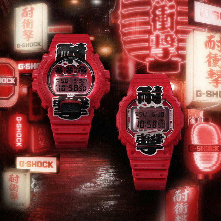 カシオ Gショック G-SHOCK DW-6900AKA-4JR 男性 ちょうちん 日本文化