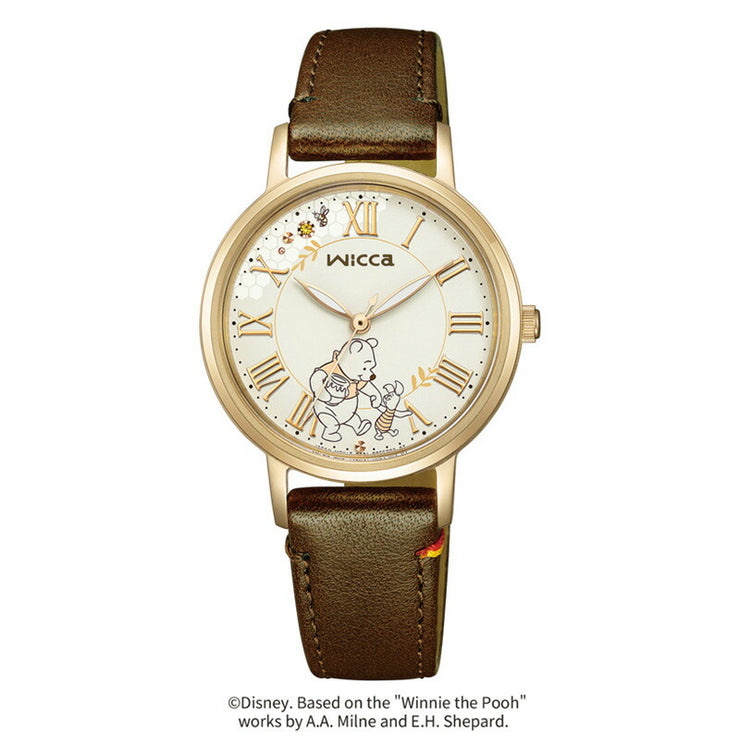 シチズン ウィッカ CITIZEN wicca Disneyコレクション 限定モデル 『くまのプーさん』 限定650本 KP5-123-90 レディース ソーラー ディズニー