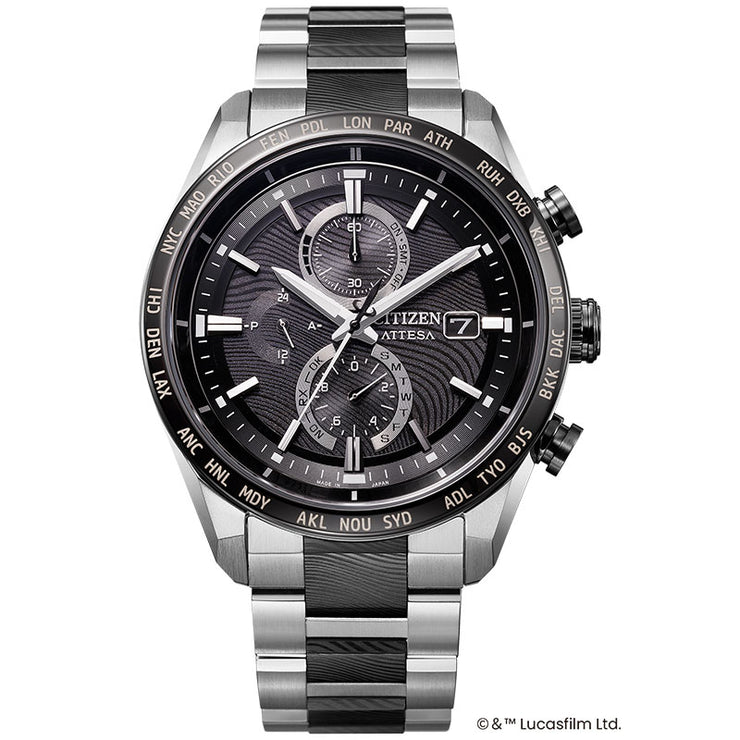 シチズン アテッサ CITIZEN ATTESA STAR WARS The Mandalorian Beskar Model ACT Line 世界限定1400本 AT8385-55E メンズ スターウォーズ