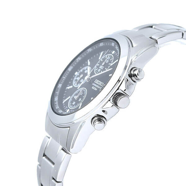 セイコー 逆輸入モデル SEIKO クロノグラフ 10気圧防水 SND309P1 メンズ