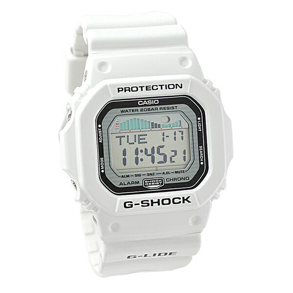 カシオ Ｇショック G-SHOCK G-LIDE Gライド ホワイト×ブラック GLX-5600-7JF メンズ