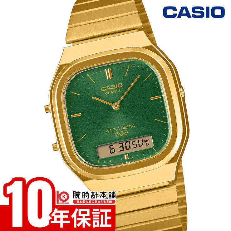 カシオ カシオクラシック CASIO CLASSIC AQ-240EG-3AJF ユニセックス チープカシオ チプカシ
