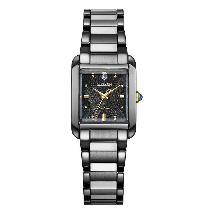 シチズン シチズンエル CITIZEN L SQUARE Collection LIGHT in BLACK Eco-Drive 50th Anniversary Edition 世界限定3800本 EW5636-55E レディース