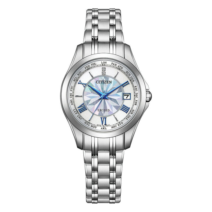 シチズン エクシード CITIZEN EXCEED ペア 限定モデル 限定400本 EC1120-59W レディースソーラー電波