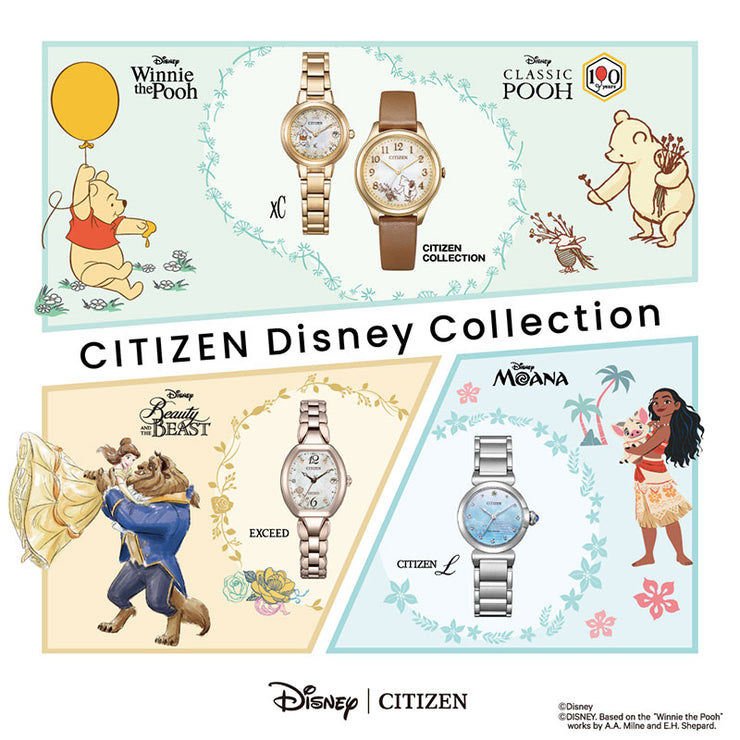 シチズン シチズンエル CITIZEN L Disney Collection 『モアナと伝説の海』 限定モデル300本 EM1131-81N レディース ディズニー エコドライブ