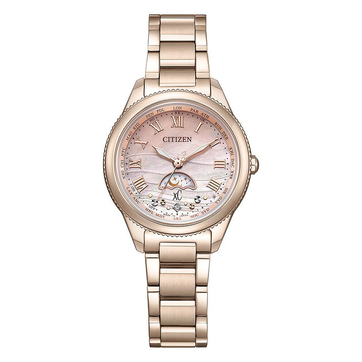 シチズン クロスシー CITIZEN xC daichi collection クロスシー30周年記念限定モデル 世界限定1300本 EE1004-81N レディース ソーラー電波 ピンクゴールド