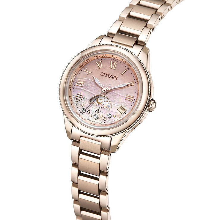 シチズン クロスシー CITIZEN xC daichi collection クロスシー30周年記念限定モデル 世界限定1300本 EE1004-81N レディース ソーラー電波 ピンクゴールド