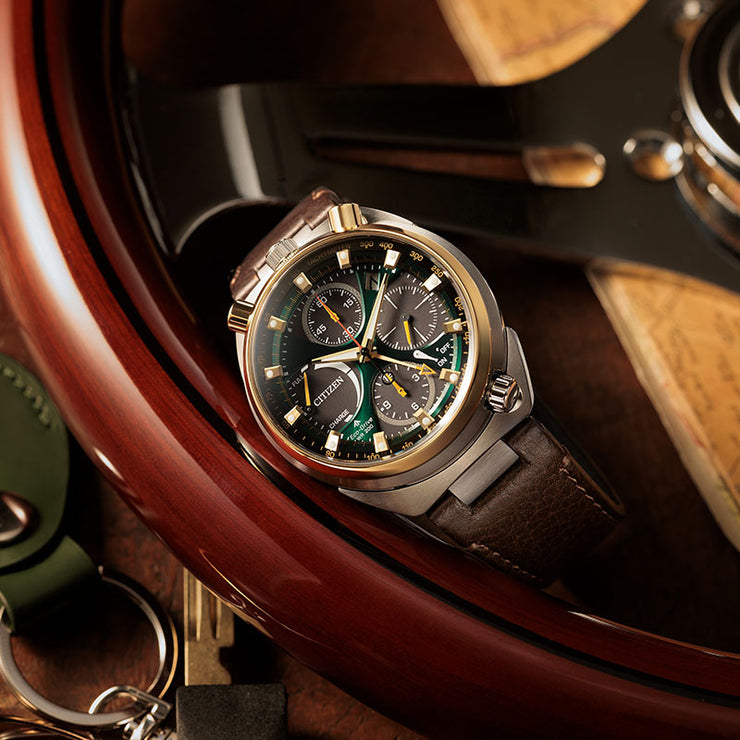 シチズン プロマスター CITIZEN PROMASTER LANDシリーズ Eco-Drive 50周年限定モデル TSUNO CHRONO 限定5000本 AV0104-06W メンズ ランド エコドライブ ソーラー