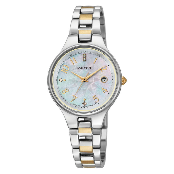 シチズン ウィッカ CITIZEN wicca 限定800本 KS1-830-21 レディース ソーラー電波 シェル