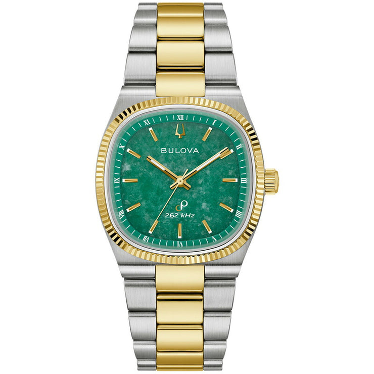 ブローバ スーパーセビーユ BULOVA Super Seville 98A336 メンズ 翡翠
