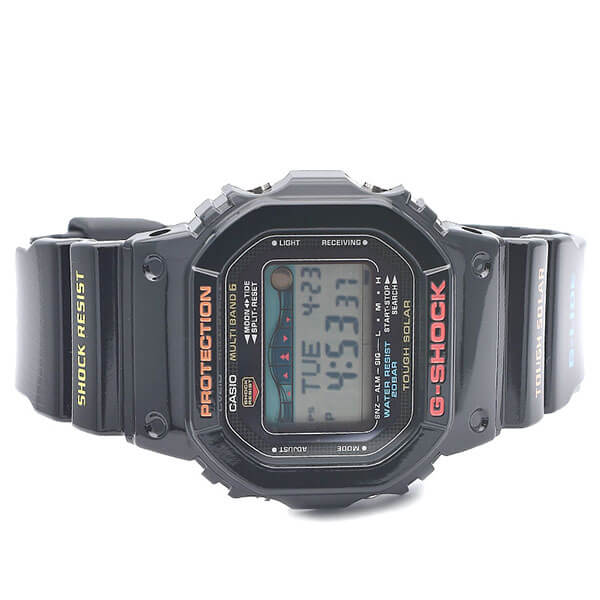 カシオ Ｇショック G-SHOCK G-LIDE ジーライド タフソーラー 電波時計 MULTIBAND6 GWX-5600-1JF メンズ